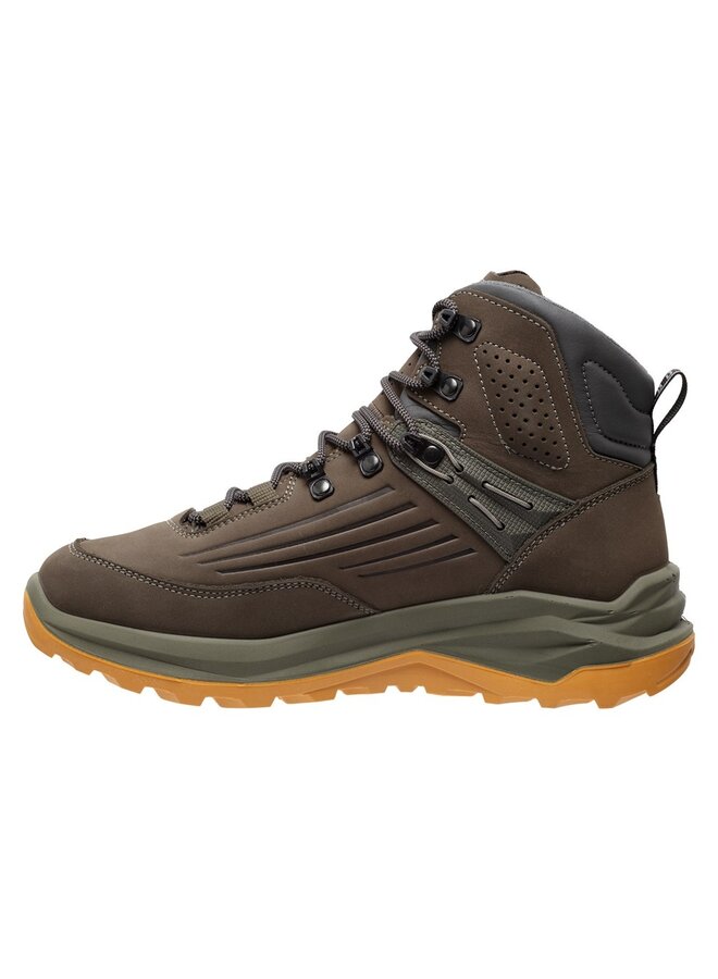 Grisport Outlander Mid groen geel wandelschoenen uni