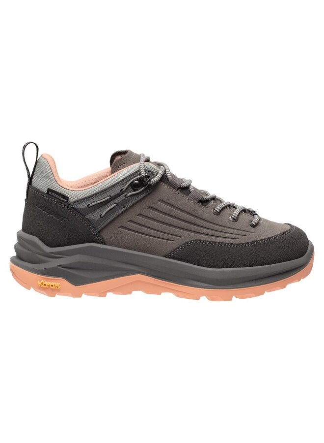 Grisport Overland Low grijs roze wandelschoenen uni