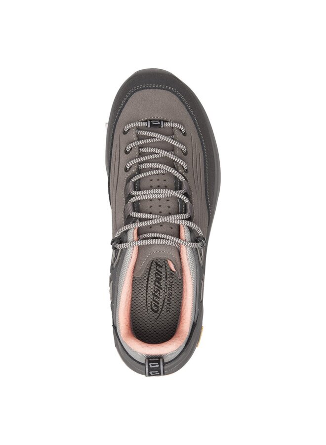 Grisport Overland Low grijs roze wandelschoenen uni