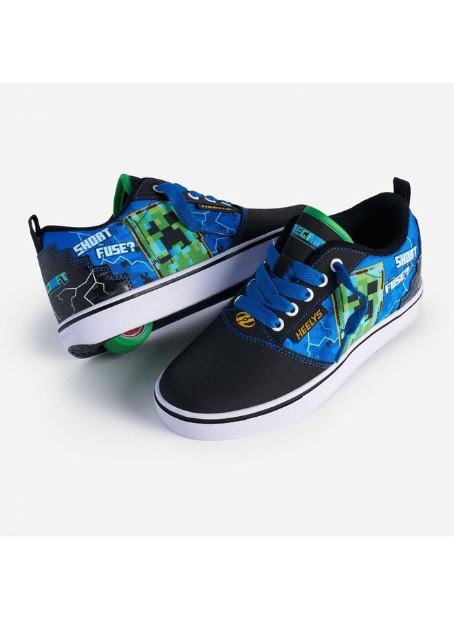 Heelys Minecraft Pro 20 zwart blauw kids