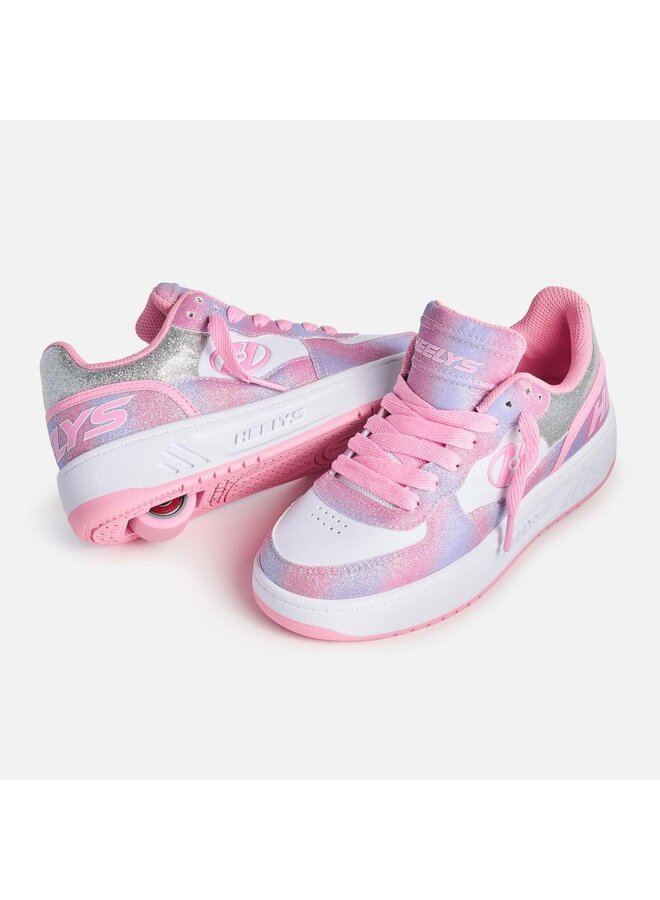 Heelys Rezerve low roze wit kids