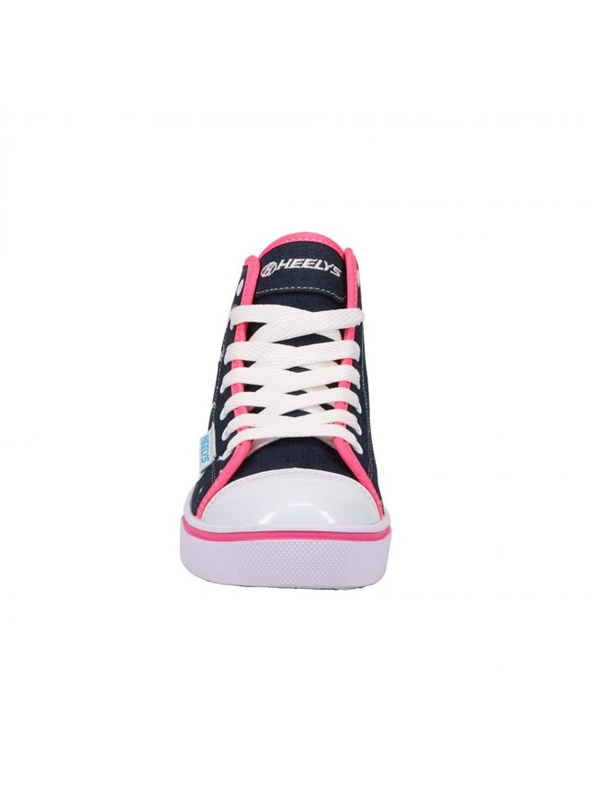 Heelys Veloz blauw denim rainbow kids