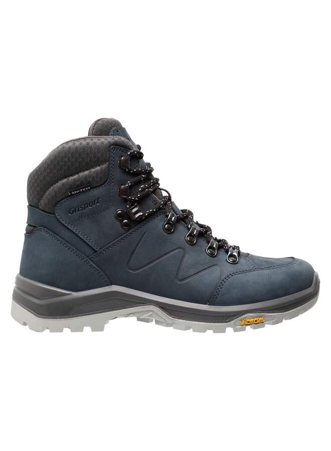Grisport Boston Mid blauw wandelschoenen dames