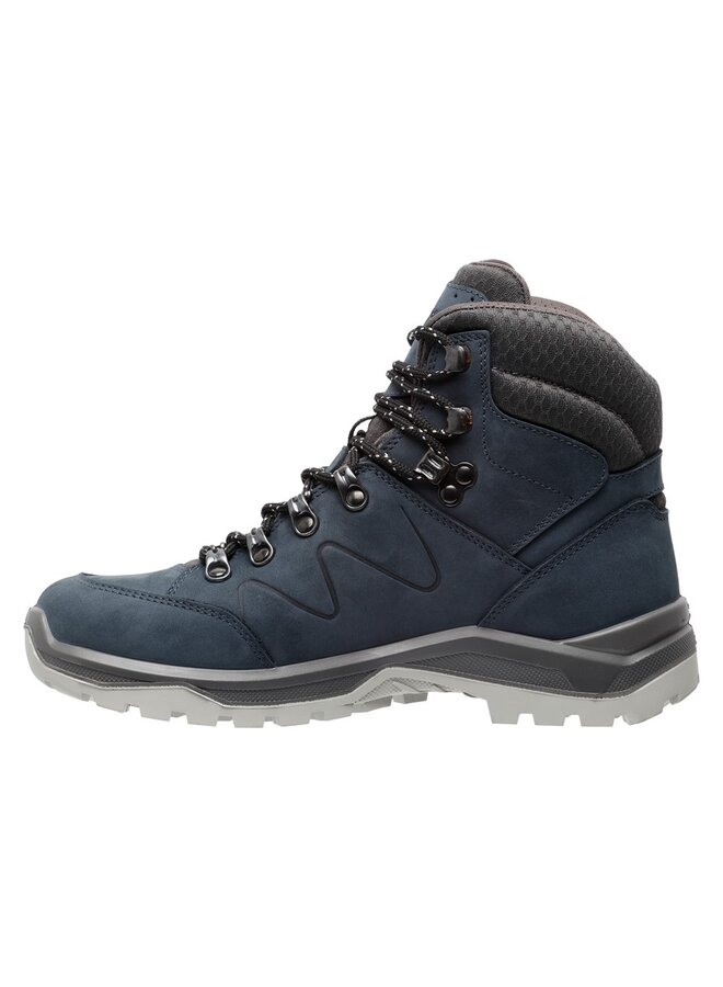 Grisport Boston Mid blauw wandelschoenen dames