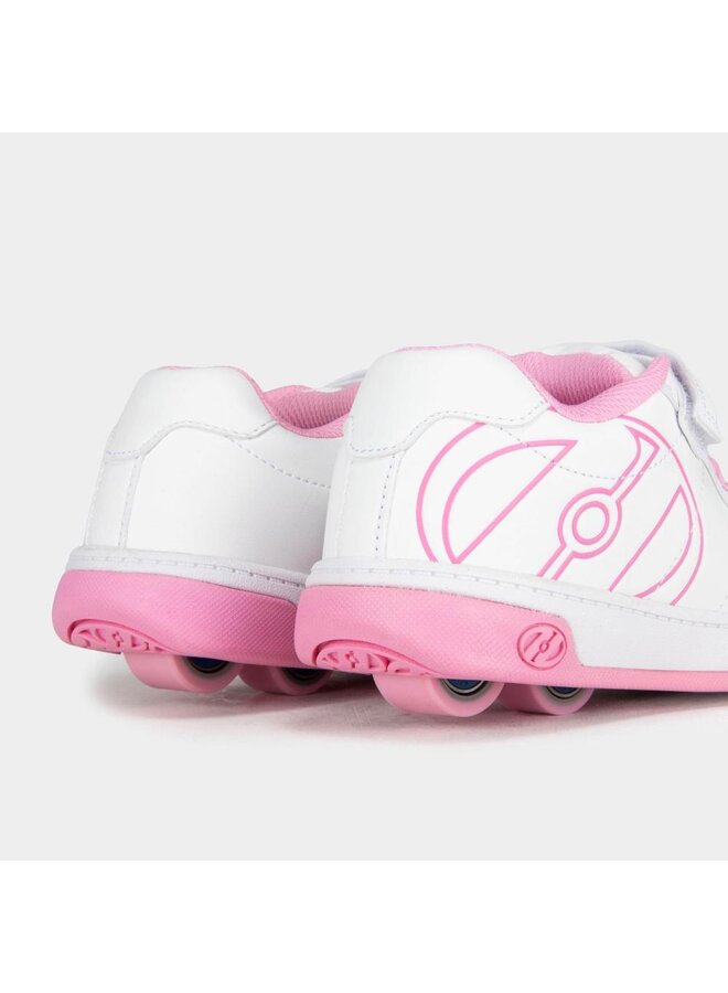 Heelys Kolect X2 wit roze kids