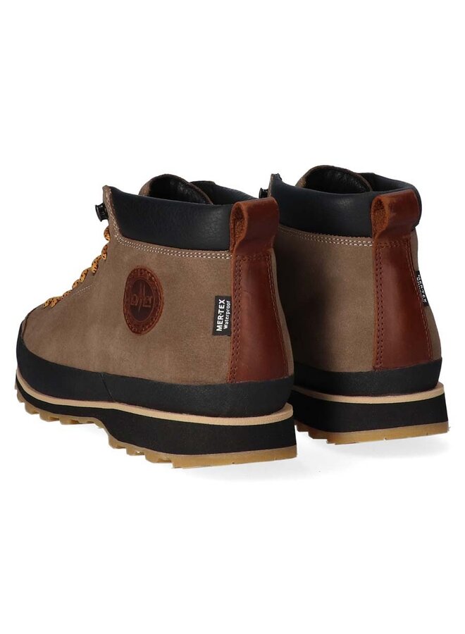 Lomer Bio Naturale mid mtx bruin wandelschoenen uni