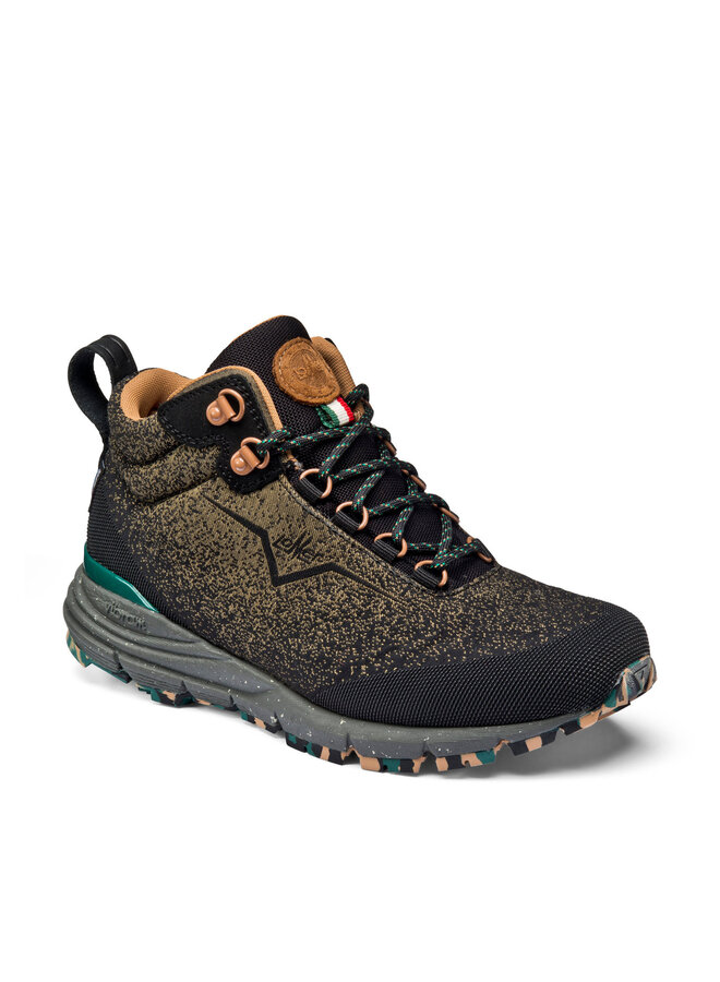 Lomer Spider Mid Ultra MTX zwart geel wandelschoenen uni