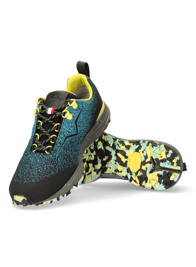 Lomer Spider Ultra MTX  zwart blauw wandelschoenen uni