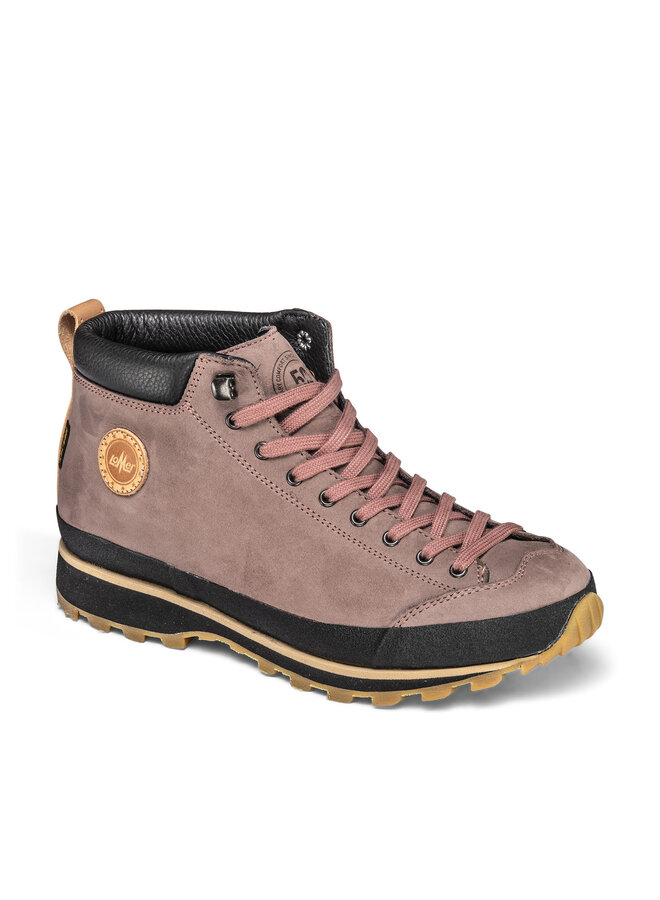 Lomer Bio Naturale mid mtx roze wandelschoenen uni