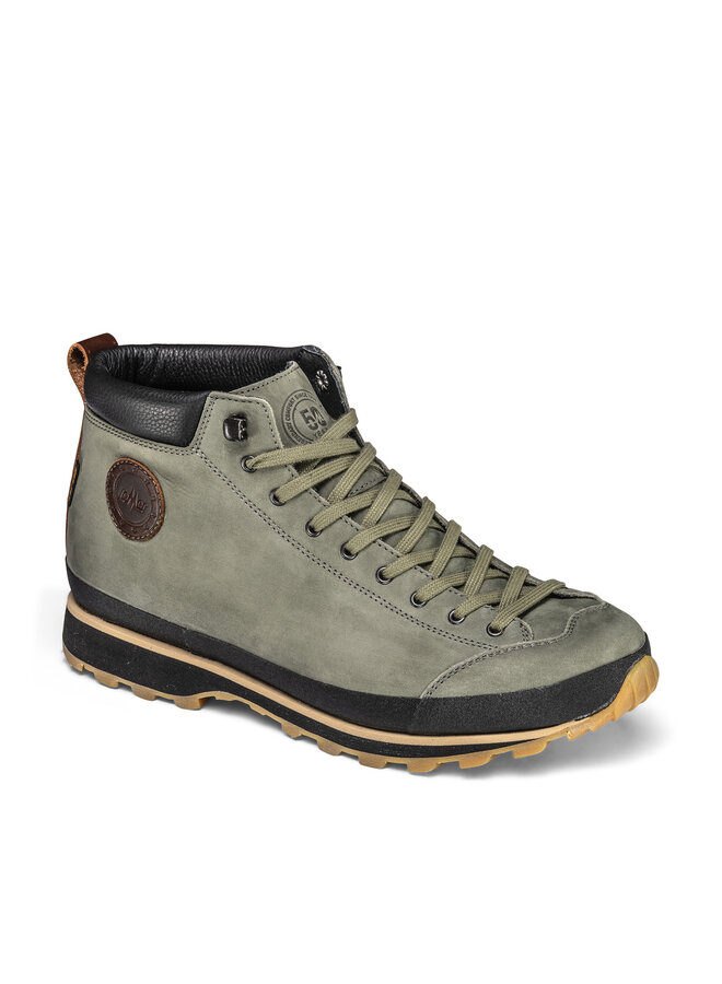 Lomer Bio Naturale mid mtx groen wandelschoenen uni
