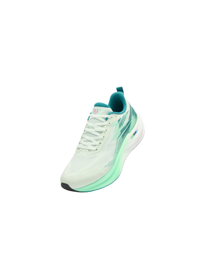 Spire CQT 3 wit groen hardloopschoenen heren (361)