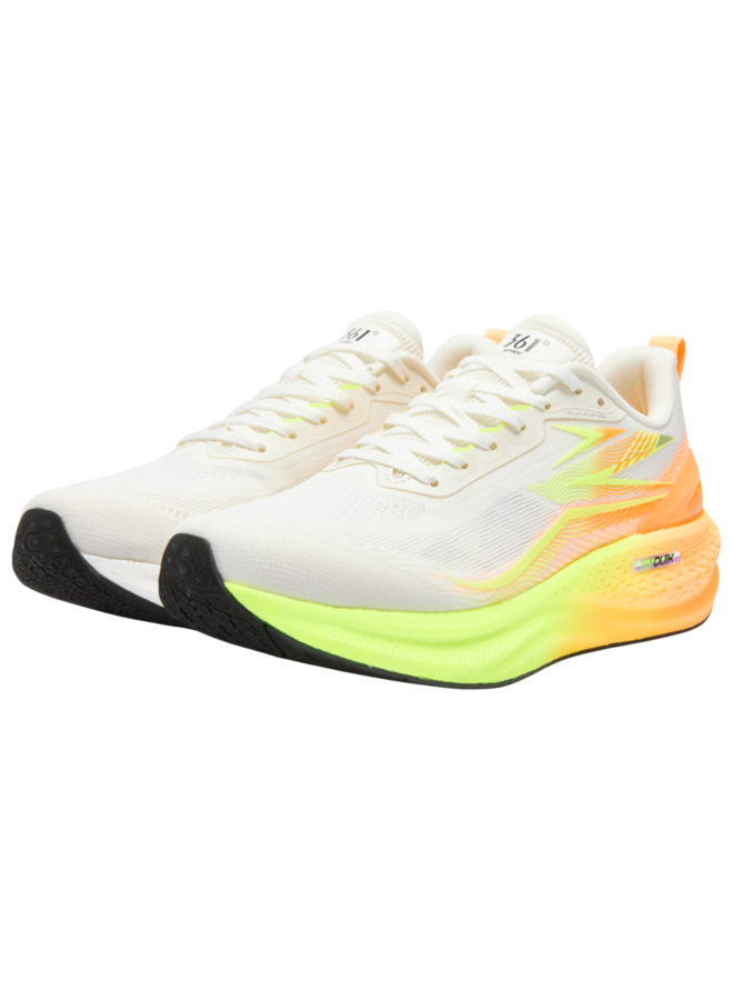 361 Spire CQT wit geel hardloopschoenen heren