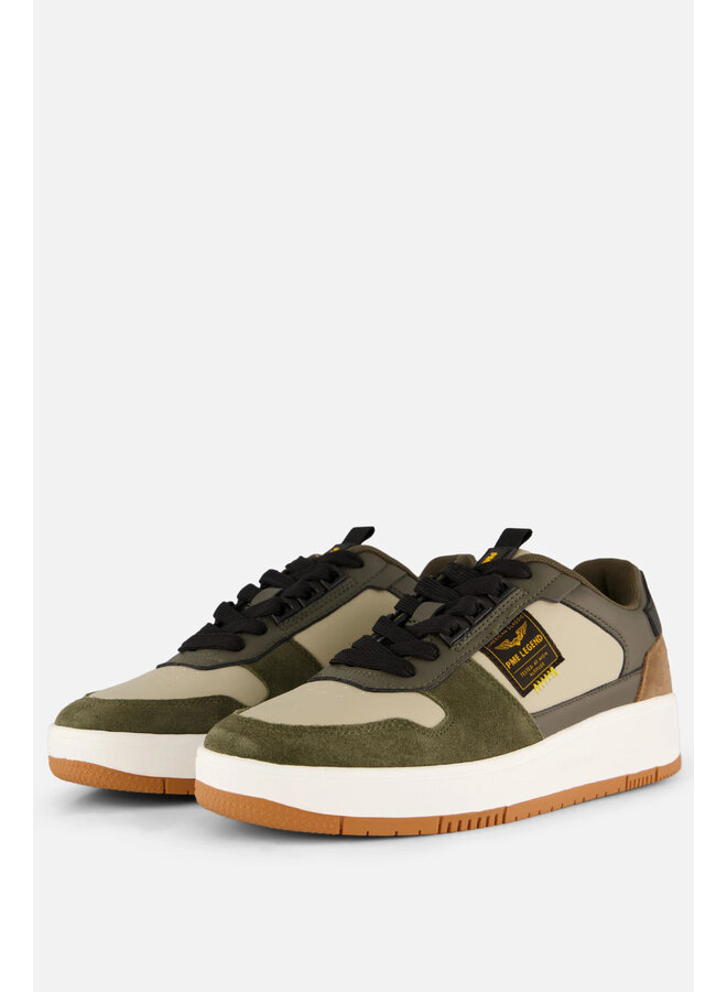 PME Legend Gobbler beige groen sneakers heren