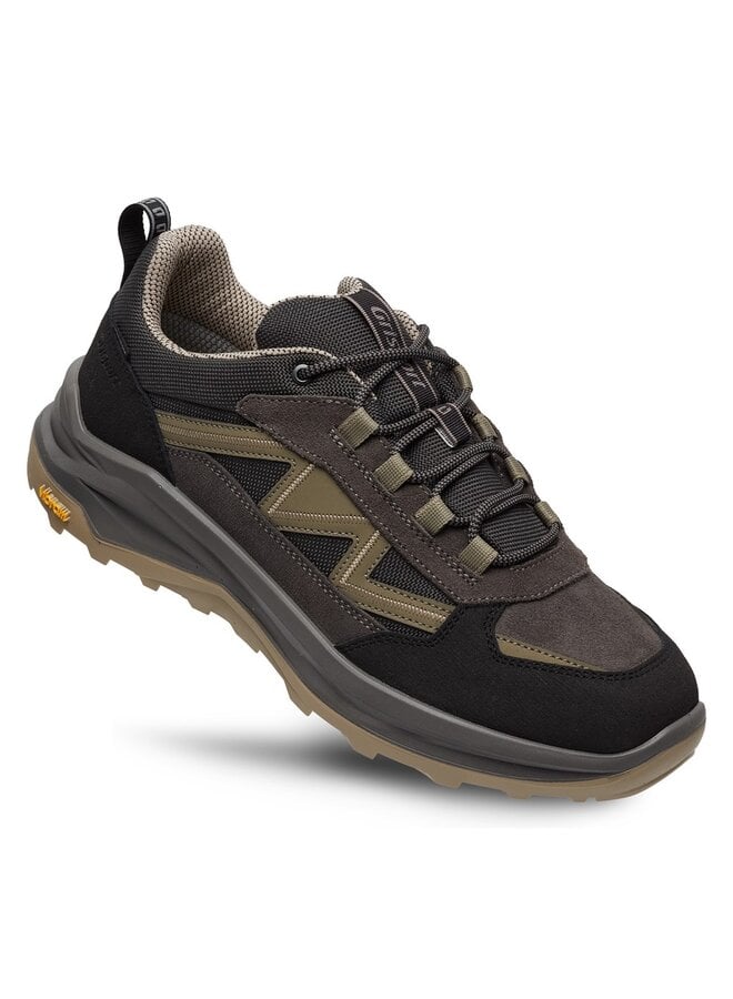 Grisport Swift Low grijs beige wandelschoenen uni