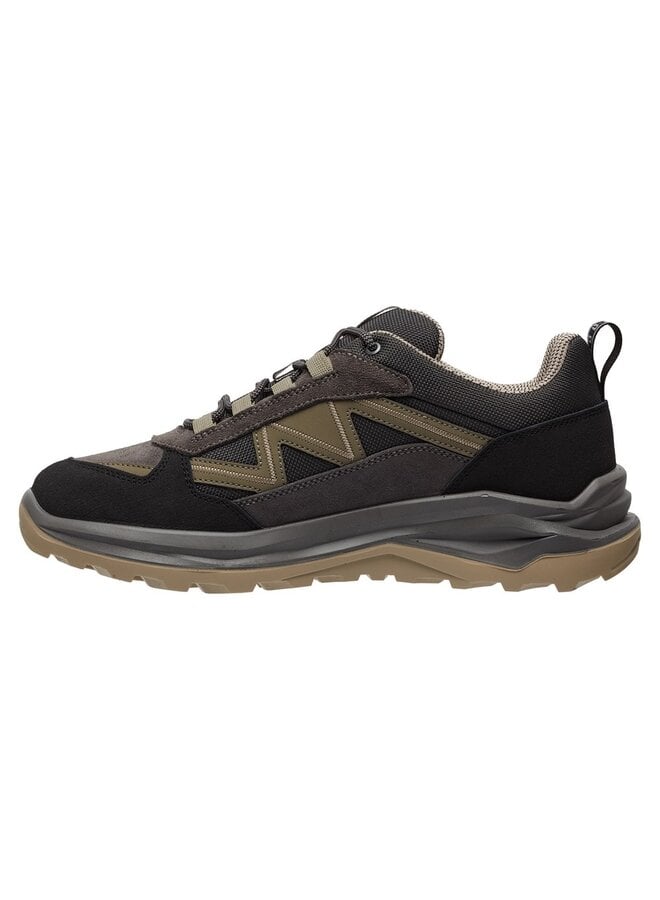Grisport Swift Low grijs beige wandelschoenen uni