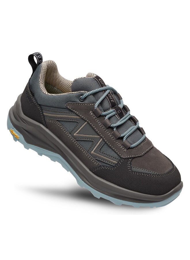 Grisport Swift Low grijs blauw wandelschoenen uni