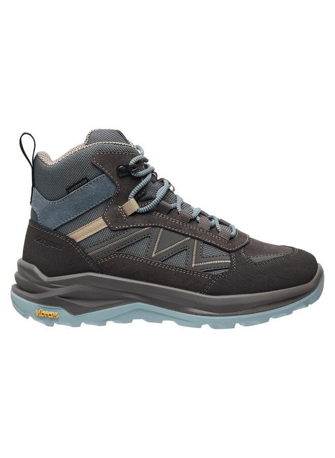 Grisport Swift Mid grijs blauw wandelschoenen uni