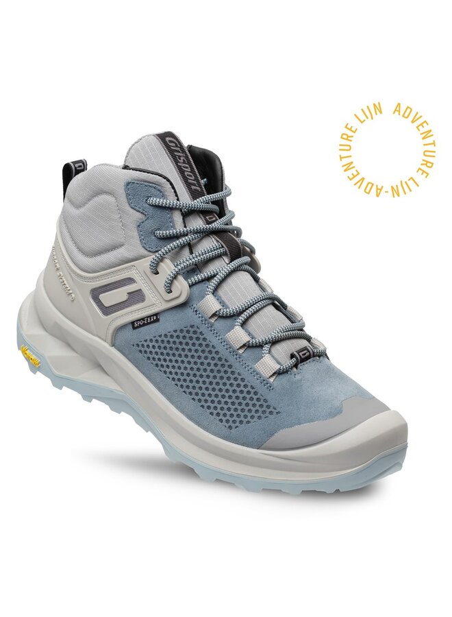 Grisport Discovery Mid licht blauw wandelschoenen uni