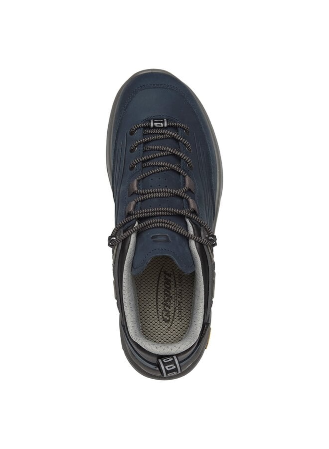 Grisport Outlander low blauw zwart wandelschoenen uni