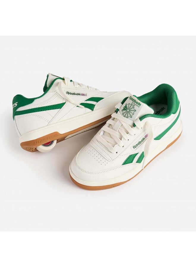 Heelys Reebok Club C wit groen kids