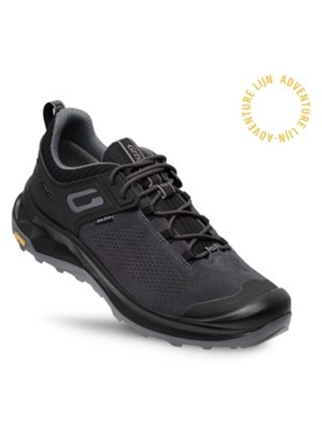 Discovery low blauw wandelschoenen uni (a)