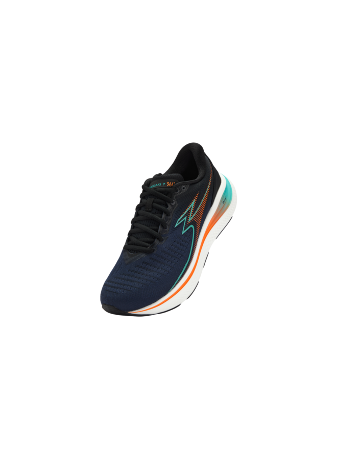 361 Meraki 7 zwart oranje hardloopschoenen heren