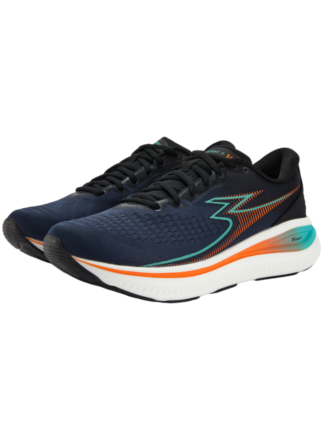 361 Meraki 7 zwart oranje hardloopschoenen heren