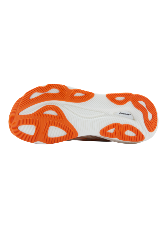 361 Meraki 7 wit oranje hardloopschoenen dames