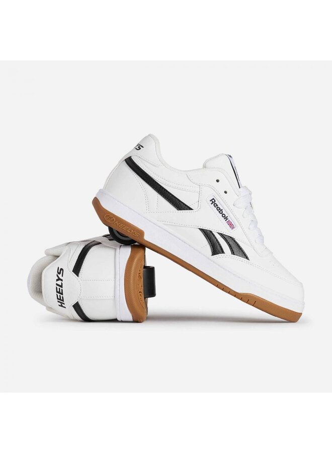 Heelys Reebok Club C wit zwart kids