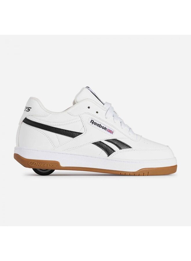 Heelys Reebok Club C wit zwart kids