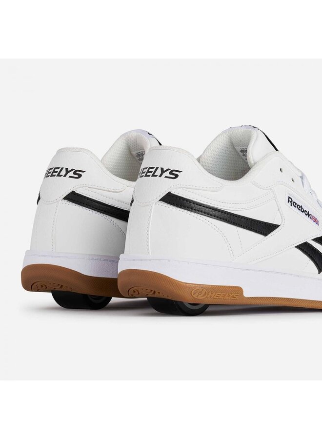Heelys Reebok Club C wit zwart kids