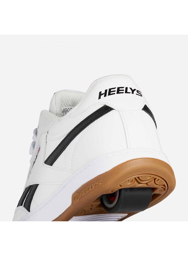 Heelys Reebok Club C wit zwart kids