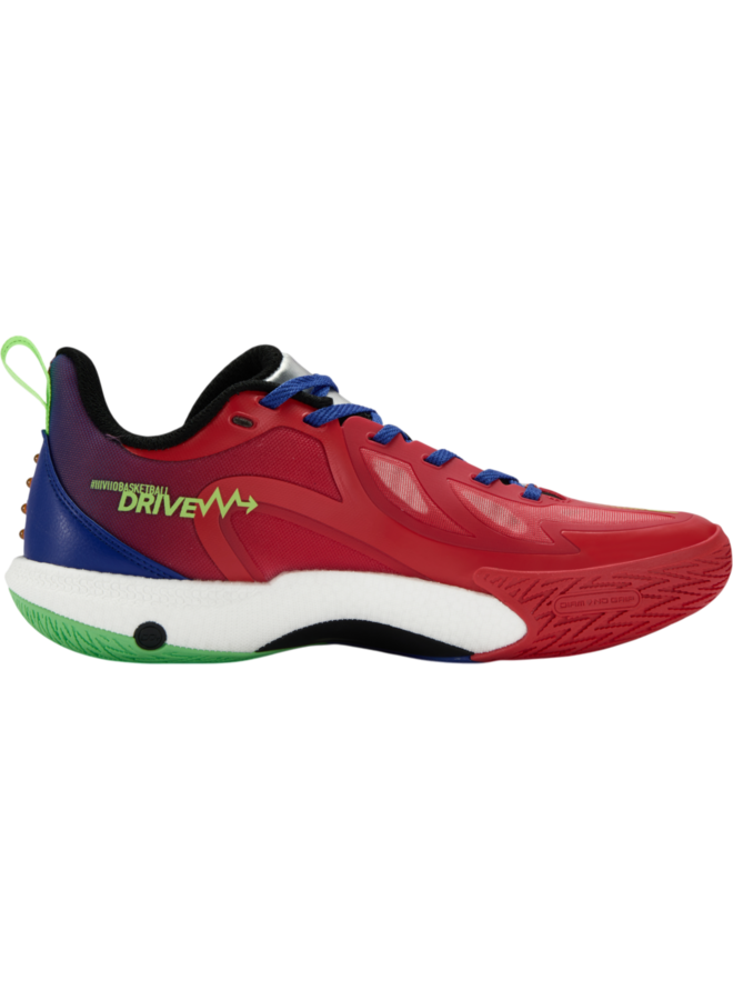 361 Menace 2 rood blauw basketschoenen heren (361)