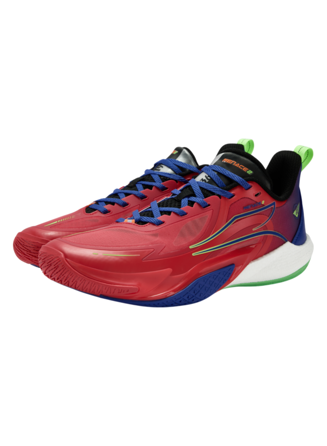361 Menace 2 rood blauw basketschoenen heren (361)