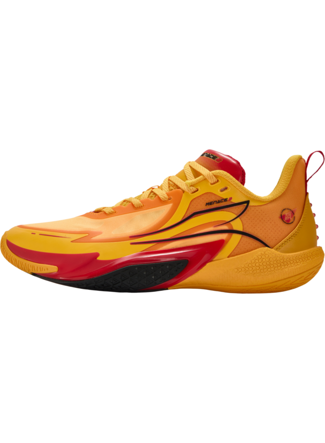 361 Menace 2 geel rood basketschoenen heren (361)