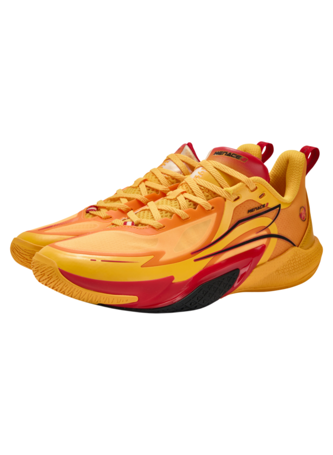361 Menace 2 geel rood basketschoenen heren (361)