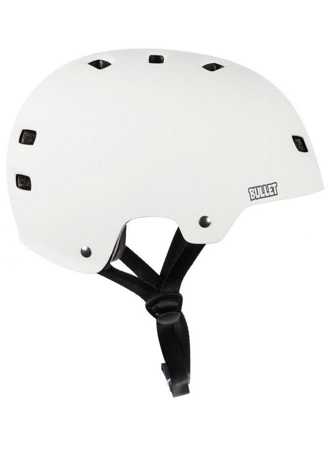 Bullet Deluxe Helmet T35 adult wit veiligheidshelm