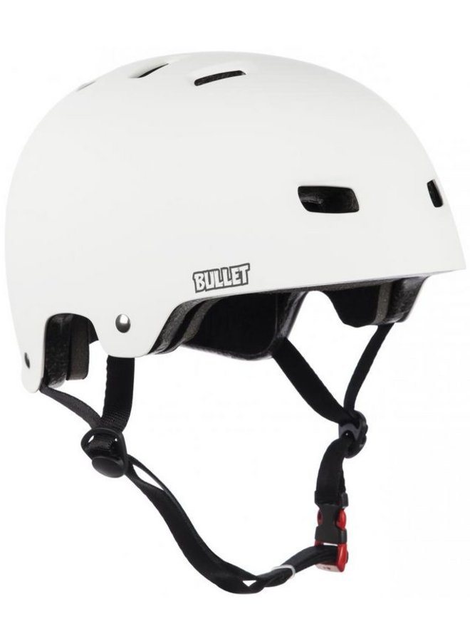 Bullet Deluxe Helmet T35 adult wit veiligheidshelm