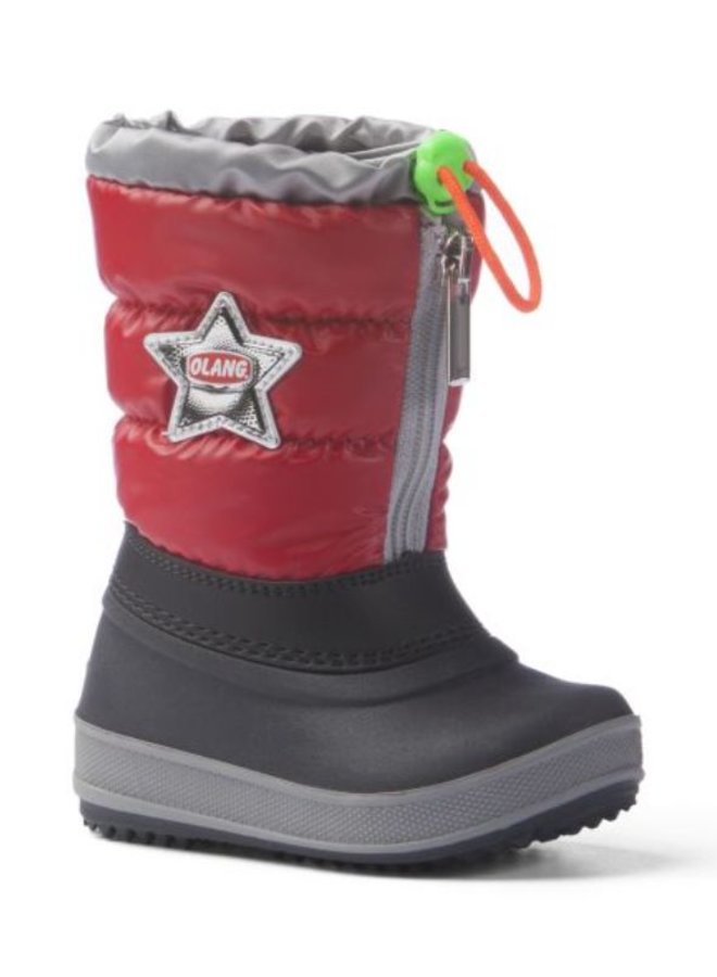 OL Bingo Rosso Snowboots rood kids