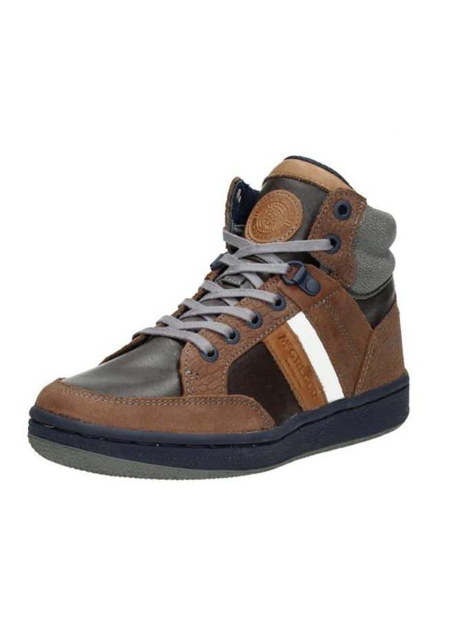 McGregor Clyde mid bruin schoenen jongens