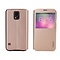 Samsung Galaxy S5 i9600 PU Leather Phone Case With View Window, sleeping wake up function is available(Assorted Colors,Freeshipping)