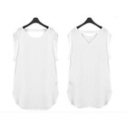 Two-Piece Suit Casual Clothes,Chiffon Sleeveless Shirts