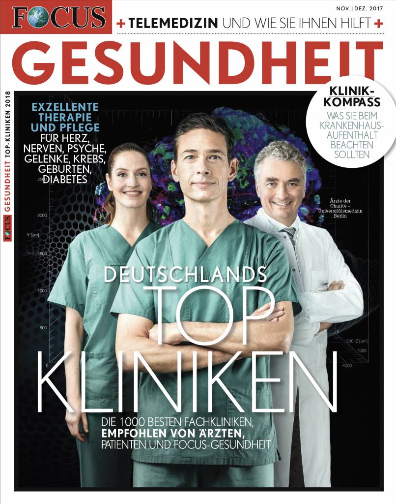 FOCUS-GESUNDHEIT FOCUS Gesundheit „Deutschlands Top-Kliniken 2018“