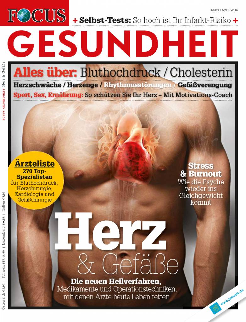 FOCUS-GESUNDHEIT FOCUS Gesundheit "Herz & Gefäße"