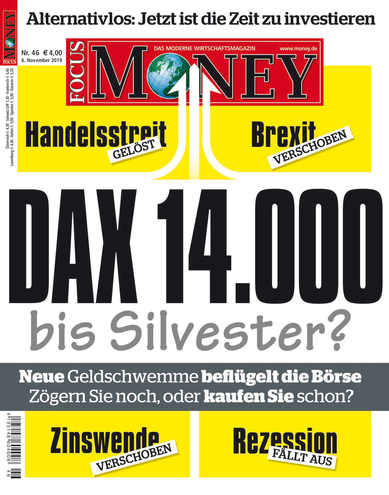 FOCUS-MONEY FOCUS MONEY – Dax 14.000 – wie die aktuelle Geldschwemme die Börse beflügelt