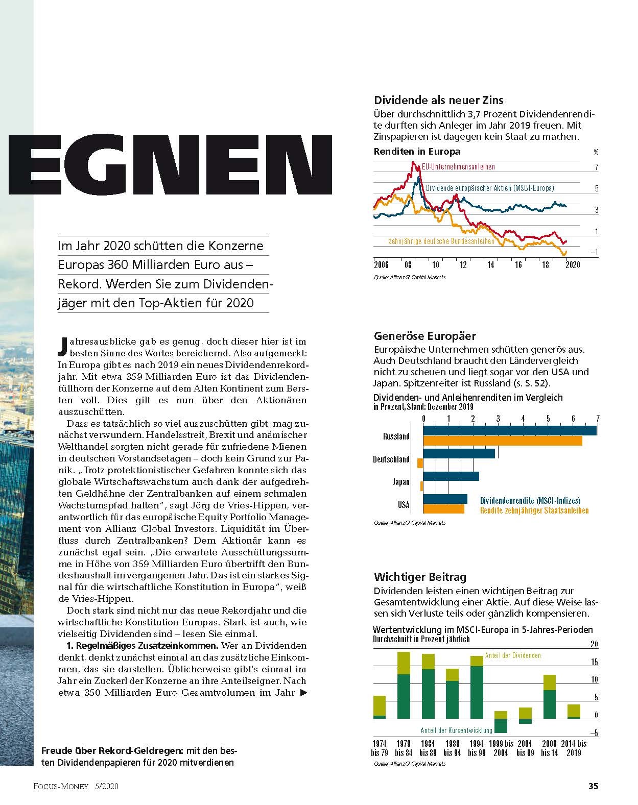 Focus Money Die Besten Dividenden Aktien Focus Online Pdf Shop