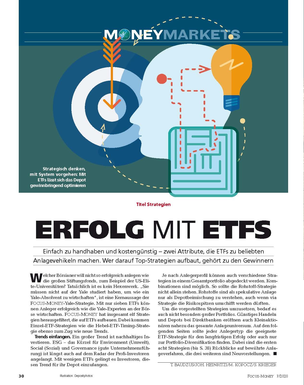 Focus Money Die Besten Etf Strategien 2020 Focus Online Pdf Shop