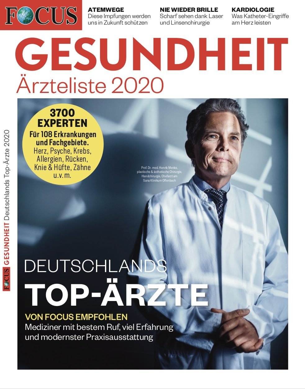 FOCUS-GESUNDHEIT  FOCUS Gesundheit - Deutschlands Top-Ärzte 2020