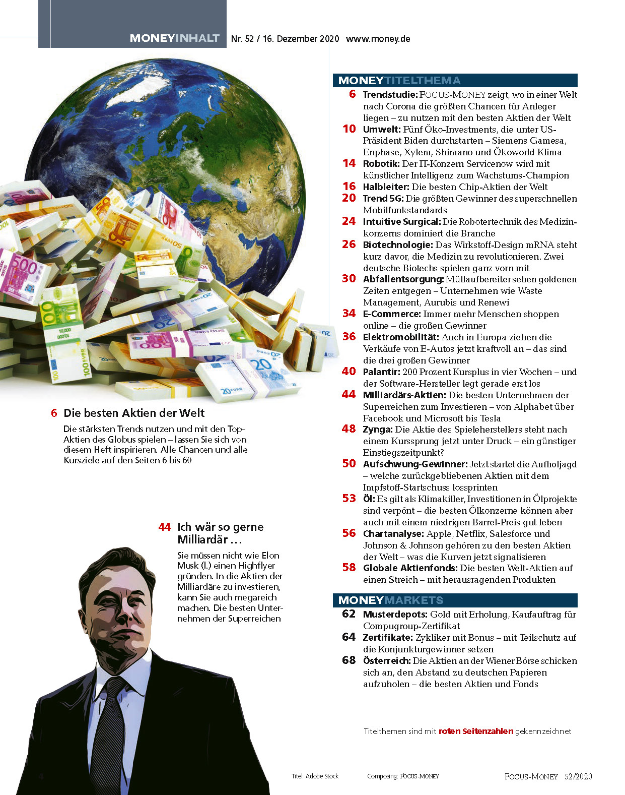 Focus Money Die Besten Aktien Der Welt Ein Ganzes Heft Mit Top Werten Focus Online Pdf Shop