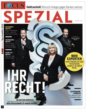 Focus Spezial Deutschlands Top Anwalte 16 Focus Online Pdf Shop